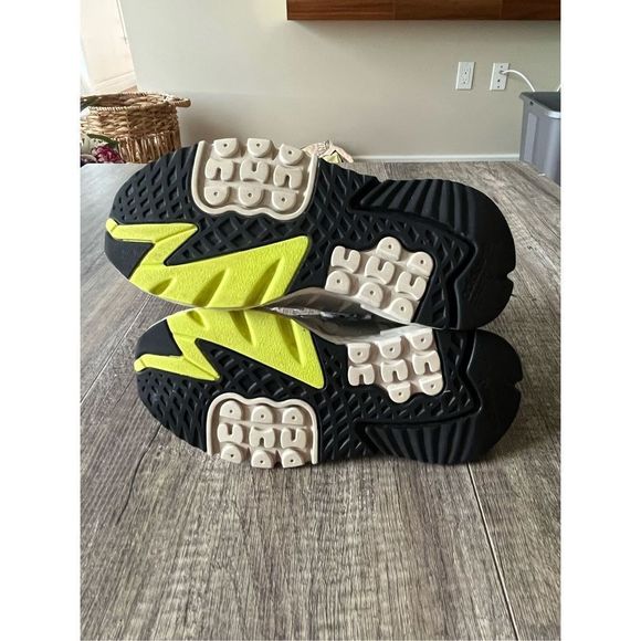 Adidas Originals Nite Jogger Sneakers Triple White 3M project Men’s 6.5 Women’s - Picture 7 of 9